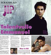 Emmanuel in Volksblad